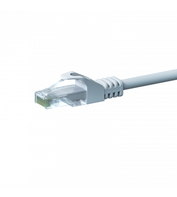 CAT5e Netzwerkkabel, U/UTP, 0.50 meter, Weiß, 100% Kupfer