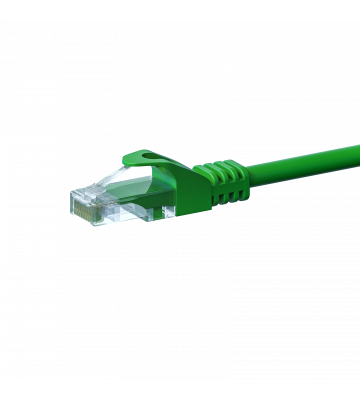 CAT5e Netzwerkkabel, U/UTP, 2 meter, Grün, 100% Kupfer