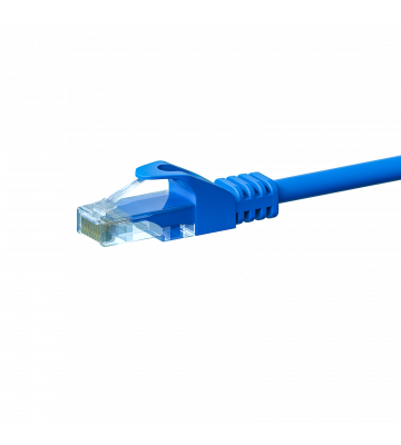 CAT5e Netzwerkkabel, U/UTP, 20 meter, Blau, 100% Kupfer