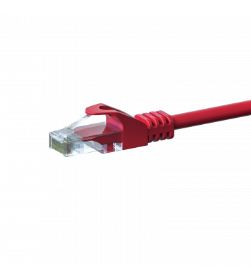 CAT5e Netzwerkkabel, U/UTP, 1.50 meter, Rot, 100% Kupfer