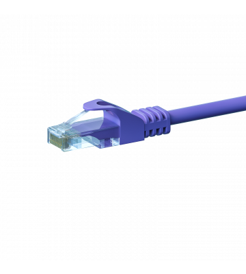 CAT5e Netzwerkkabel, U/UTP, 0,25 Meter, Violet, 100% Kupfer