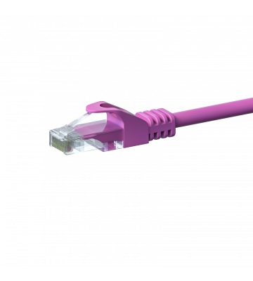 CAT5e Netzwerkkabel, U/UTP, 1.50 meter, Rosa, 100% Kupfer