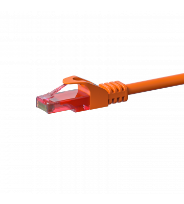 CAT6 Netzwerkkabel 100% Kupfer - U/UTP - 1 Meter - Orange