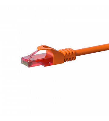 CAT6 Netzwerkkabel 100% Kupfer - U/UTP - 2 Meter - Orange