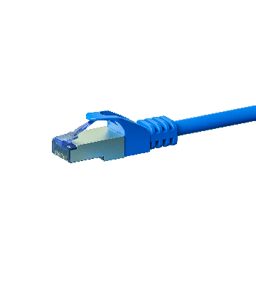 CAT 6a Netzwerkkabel LSOH - S/FTP - 7,50 Meter - Blau
