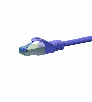 CAT 6a Netzwerkkabel LSOH - S/FTP - 7,50 Meter - Violett