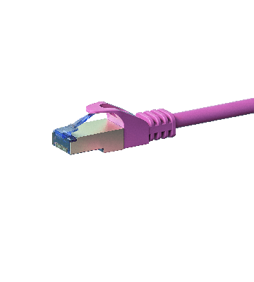 CAT 6a Netzwerkkabel LSOH - S/FTP - 30 Meter - Rosa