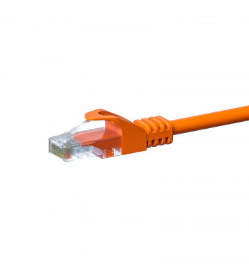 CAT 5e Netzwerkkabel U/UTP – 2 Meter -  Orange - CCA