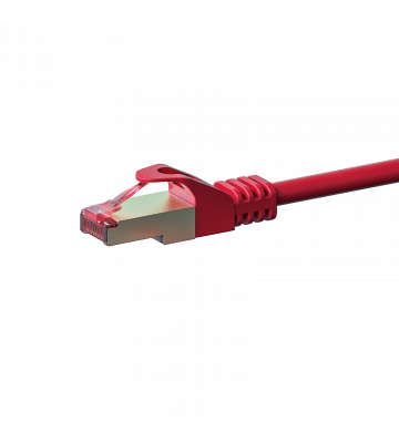 CAT 6 Netzwerkkabel LSOH - S/FTP - 1 Meter - Rot