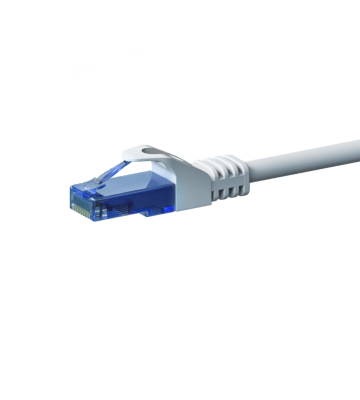 CAT6a Netzwerkkabel 100% Kupfer - U/UTP - 0,15 Meter - Weiß