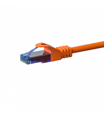 CAT6a Netzwerkkabel 100% Kupfer - U/UTP - 2 Meter - Orange