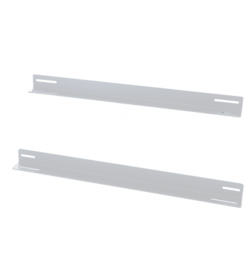 19” Rackschienen für 600mm tiefe Wandschränke - weiß