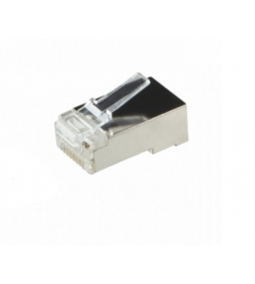 RJ45 CAT 6 Netzwerkstecker  geschirmt - für flexible Kabel