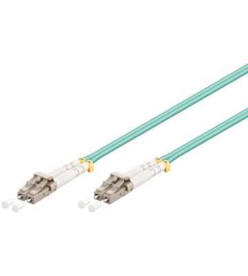 Glasfaserkabel LC-LC OM3 Duplex Patchkabel – 0.5 Meter