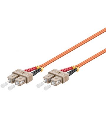 Glasfaserkabel SC-SC OM2 Duplex Patchkabel – 1 Meter