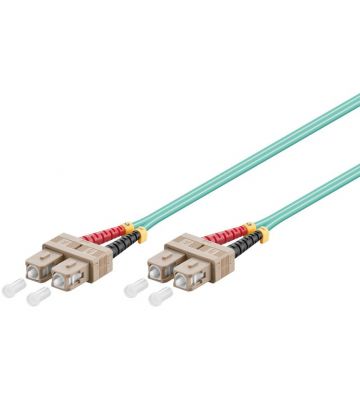 Glasfaserkabel SC-SC OM3 Duplex Patchkabel – 1 Meter