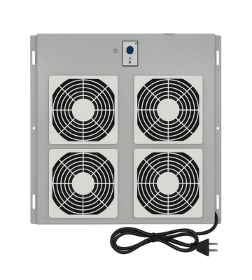 Belüftungseinheit mit 4 Ventilatoren und Thermostat für Outdoor Netzwerkschränken
