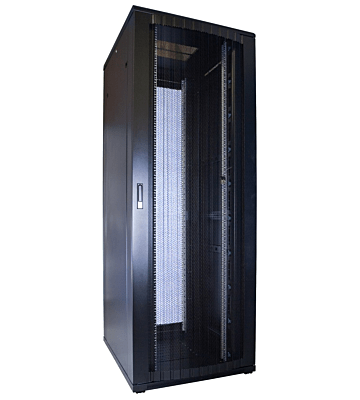 47 HE 19” Serverschrank, mit perforierter Fronttür (BxTxH) 800 x 1200 x 2200mm 