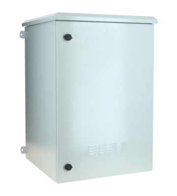 18 HE 19” Outdoor Serverschrank zur Wandmontage IP55 - 600 x 600 x 900mm 