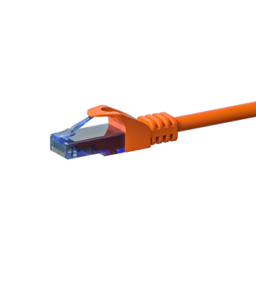 CAT6a Netzwerkkabel 100% Kupfer - U/UTP - 5 Meter - Orange