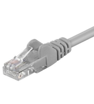CAT 5e Netzwerkkabel U/UTP – 0.50 Meter -  Grau - CCA