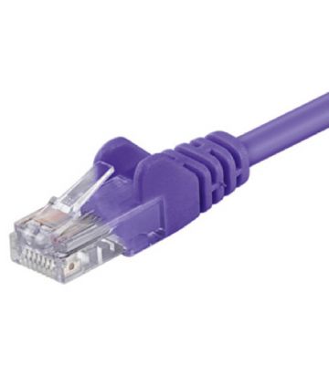 CAT 5e Netzwerkkabel U/UTP – 1,50 Meter -  Violett - CCA