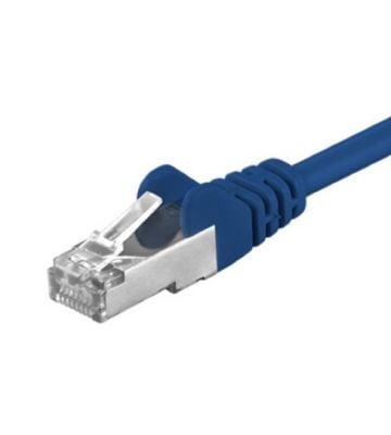 CAT 5e Netzwerkkabel F/UTP – 0,25 Meter -  Blau