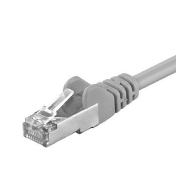 CAT 5e Netzwerkkabel F/UTP – 0,25 Meter -  Grau