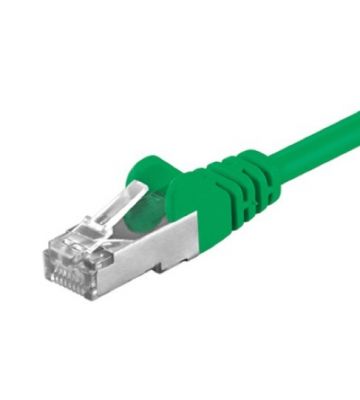 CAT 5e Netzwerkkabel F/UTP – 0,25 Meter -  Grün   