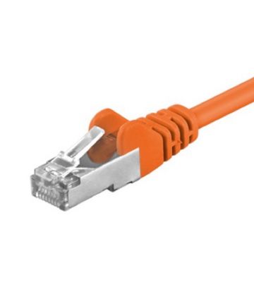 CAT 5e Netzwerkkabel F/UTP – 0,25 Meter -  Orange