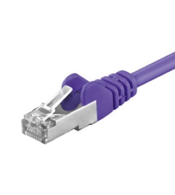 CAT 5e Netzwerkkabel F/UTP – 0,25 Meter -  Violett