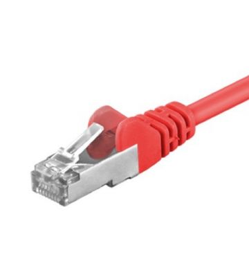 CAT 5e Netzwerkkabel F/UTP – 1 Meter -  Rot