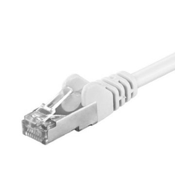 CAT 5e Netzwerkkabel F/UTP – 0,50 Meter -  Weiß