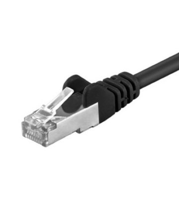 CAT 5e Netzwerkkabel F/UTP – 0,25 Meter -  Schwarz