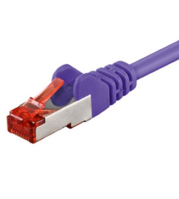 CAT 6 Netzwerkkabel LSOH - S/FTP - 25 Meter - Violett