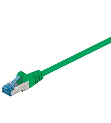 CAT 6a Netzwerkkabel LSOH - S/FTP - 15 Meter - Grün
