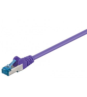 CAT 6a Netzwerkkabel LSOH - S/FTP - 7,50 Meter - Violett
