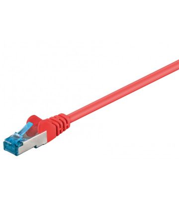 CAT 6a Netzwerkkabel LSOH - S/FTP - 10 Meter - Rot