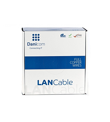 CAT8 S/FTP 50m Starrleiter - LSZH (Dca)
