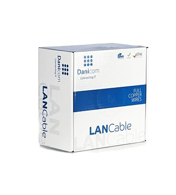 DANICOM CAT7 S/FTP 100m Starrleiter - LSZH (Dca)