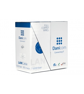DANICOM CAT5E FTP 305m Starrleiter - PVC (Eca)