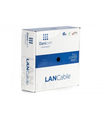 DANICOM CAT6 FTP 50m Starrleiter -  LSZH (Eca)