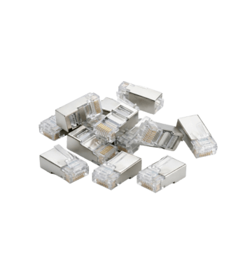 DANICOM FTP RJ45 CAT6 Netzwerkstecker - für Starrleiter - 10 Stück