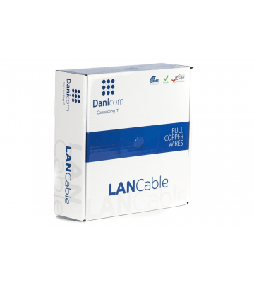DANICOM CAT7 S/FTP 100m Starrleiter - LSZH (Eca)