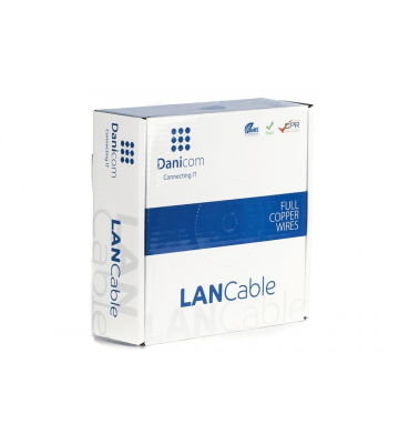 DANICOM CAT5E UTP 100m Starrleiter - LSZH (Eca)