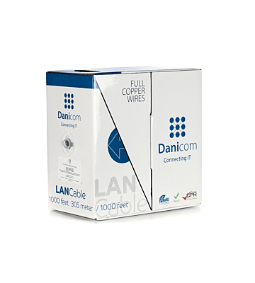 DANICOM CAT5E UTP 305m Starrleiter -  LSZH (Eca)
