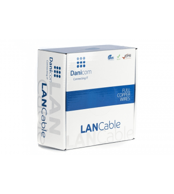 DANICOM CAT6 UTP 100m Starrleiter - LSZH (Eca)