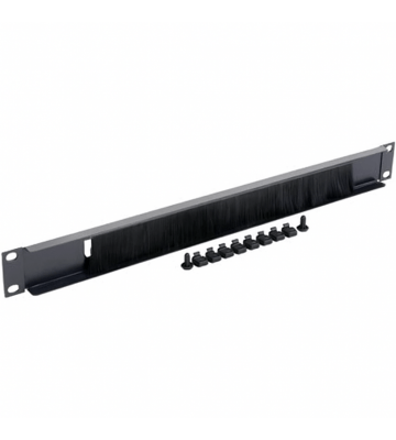19 “ Kabelmanagement mit Bürstenleiste – 1 HE