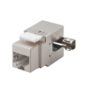 CAT6 STP Keystone Netzwerkstecker - Toolless Gewinkelt