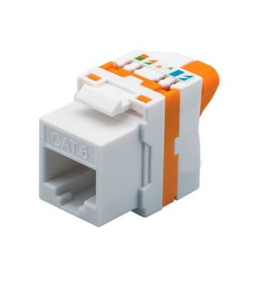 CAT6 UTP Keystone Netzwerkstecker - Toolless Twist